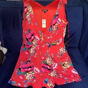 NWT Express Floral Romper